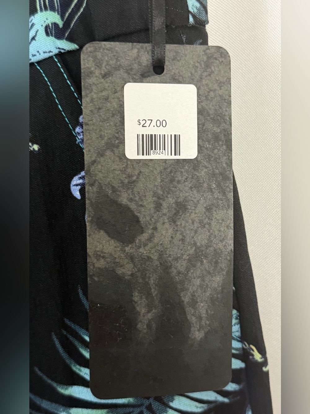 Artex Active Floral Ankle Length Leggings - Black w/ Botanical Floral Small NWT - Picture 8 of 10
